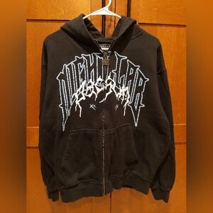 PacSun Nightlab Men's Full Zip Hoodie Black M